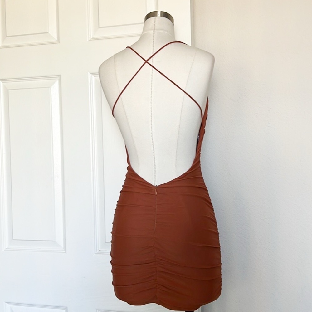 Superdown Revolve Sonora Cross Back Mini Dress - image 7